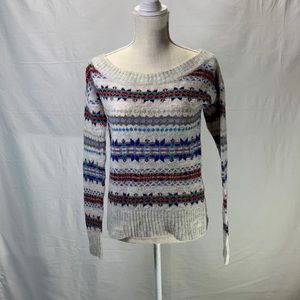 American Eagle Wool Blend Gray Sweater Size Small